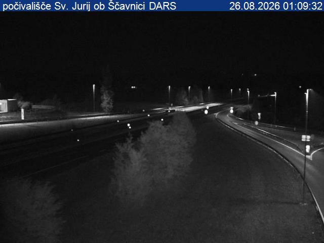 Sveti Jurij ob Scavnici: A5, Maribor - Pince, počivališče Sv. Jurij ob Ščavnici