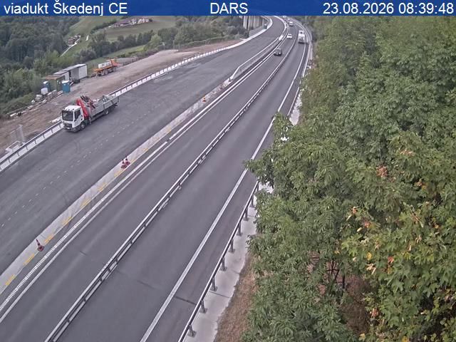Slovenske Konjice: A1/E57, Maribor - Ljubljana, viadukt Škedenj