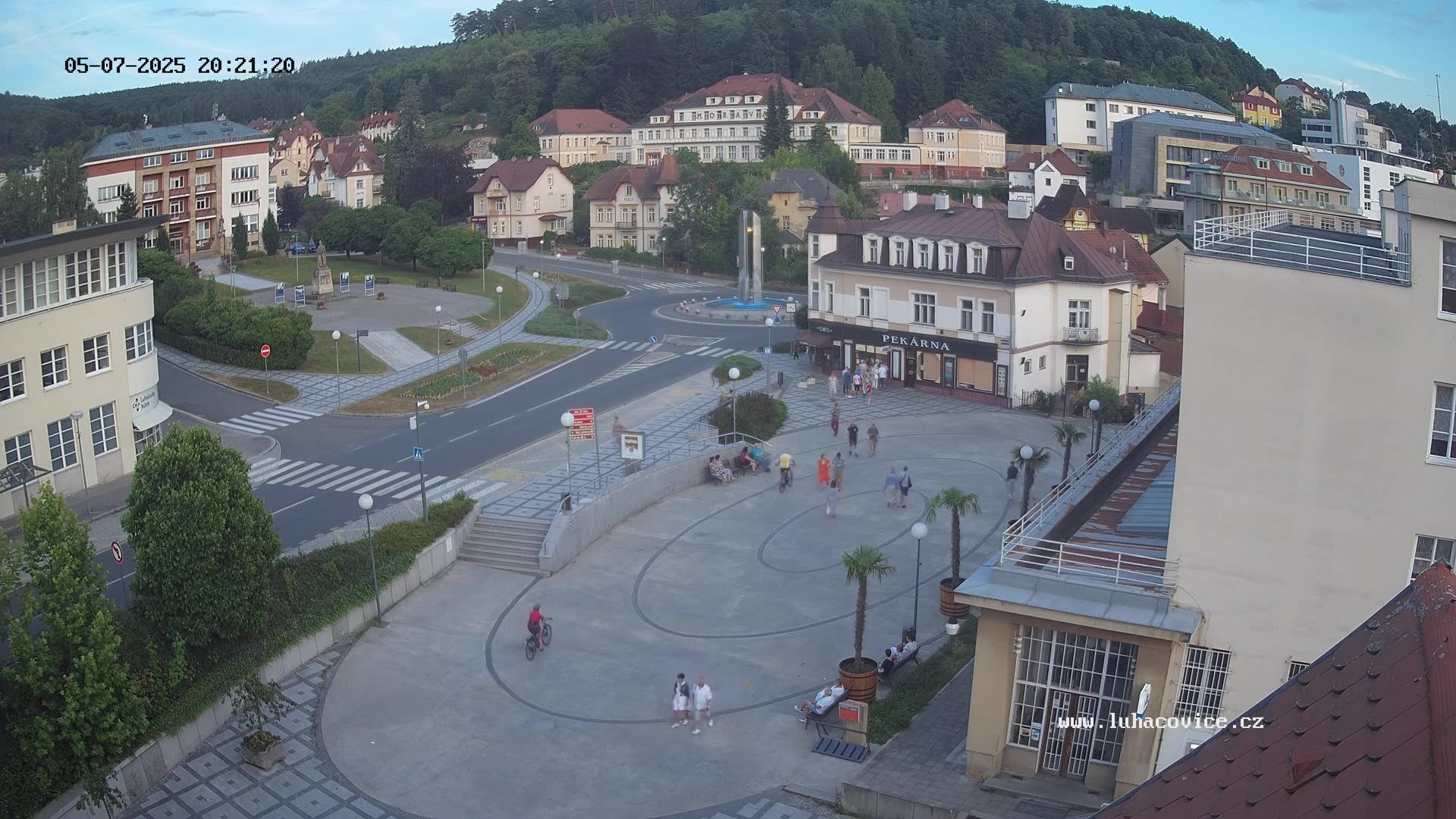 Luhacovice: náměstí 28. října
