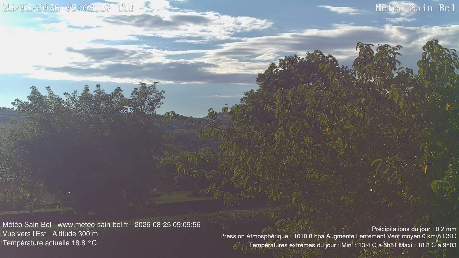 Sain-Bel: Webcam Meteo Sain Bel 69
