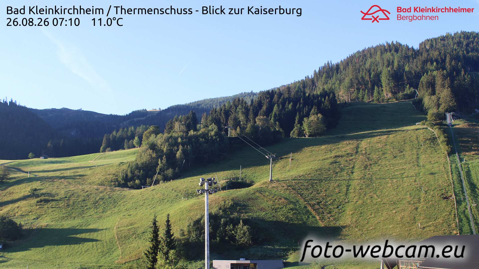 Webcam Bad Kleinkirchheim: HD Panorama Thermenschuss