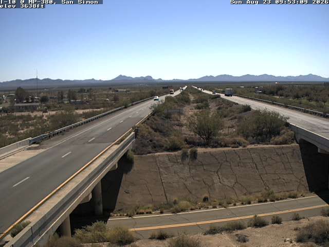 San Simon › West: I-10 WB 380.35