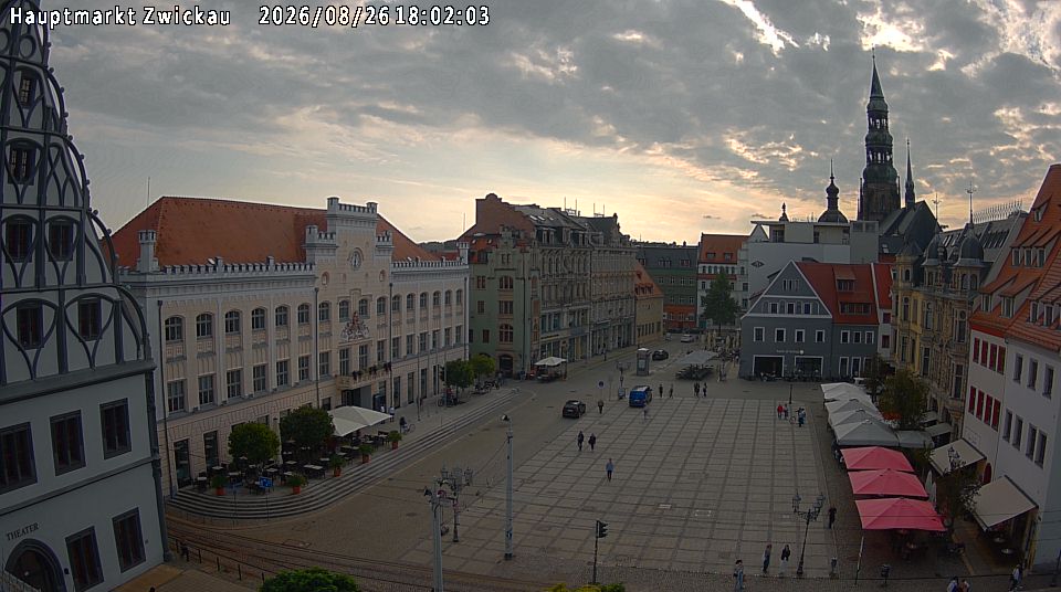Webcam Zwickau: Hauptmarkt Zwickau