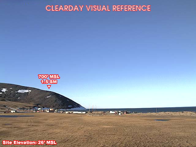 Webcam Wales, Alaska: Wales Airfield (PAIW), View in Southern Direction