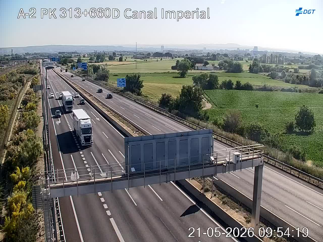 Zaragoza: Canal Imperial de Aragón - A-2 - Autovía del Nordeste