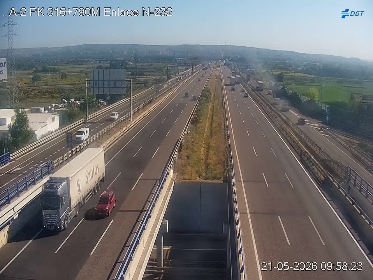 Zaragoza: Z-40 - A-68 - Autovía del Ebro - A-2 - Autovía del Nordeste