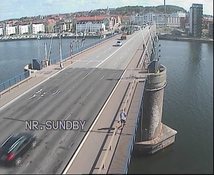 Aalborg: Limfjordsbroen, Richtung Nord