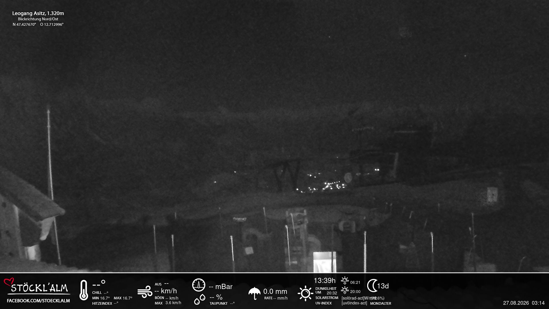 Webcam Leogang: View from the Bergrestaurant Stöcklalm