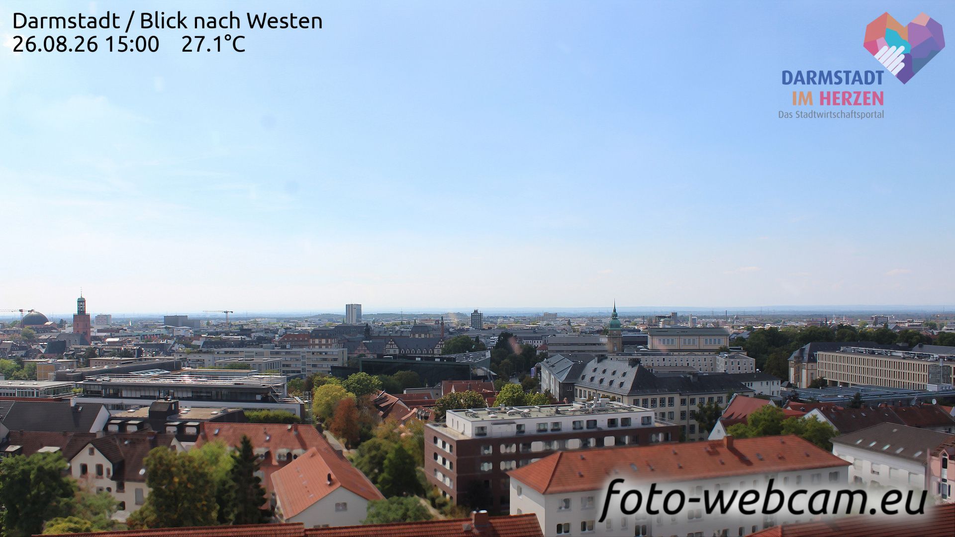 Westendorf: Darmstadt - Blick nach Westen
