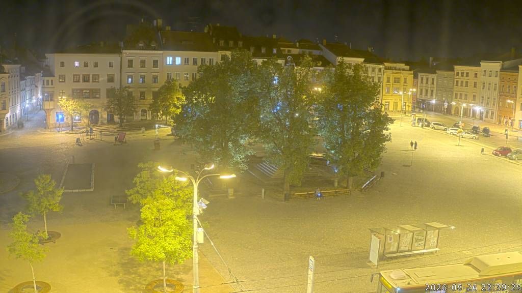 Jihlava › North-West: Mariánský morový sloup - Masarykovo náměstí