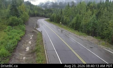 Regional District of Fraser-Fort George › West: Hwy 16, at West Twin Creek, looking west