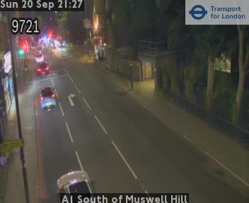 North Cheam: A1 South of Muswell Hill