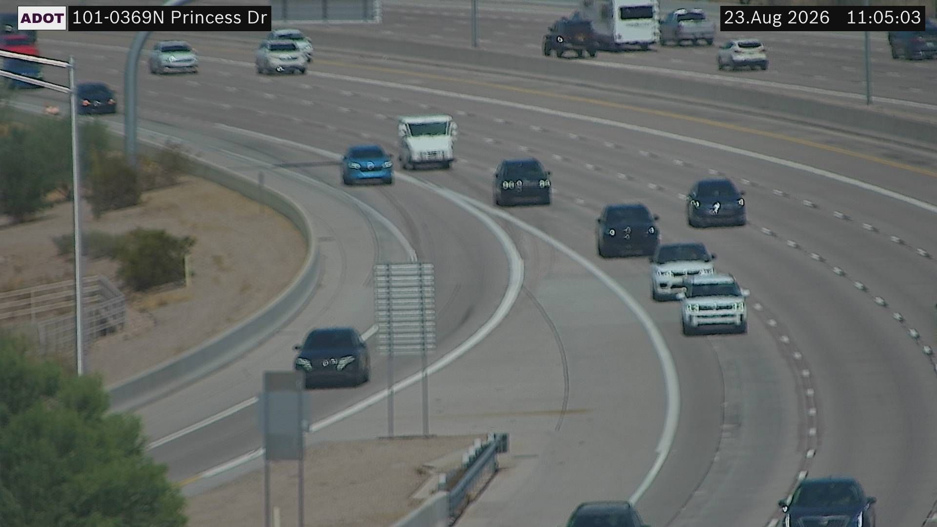 Scottsdale › North: L-101 NB 36.96 @Princess Dr