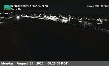 Lake Forest › North: SR-241 : 80 Meters South of Portola Parkway Undercross