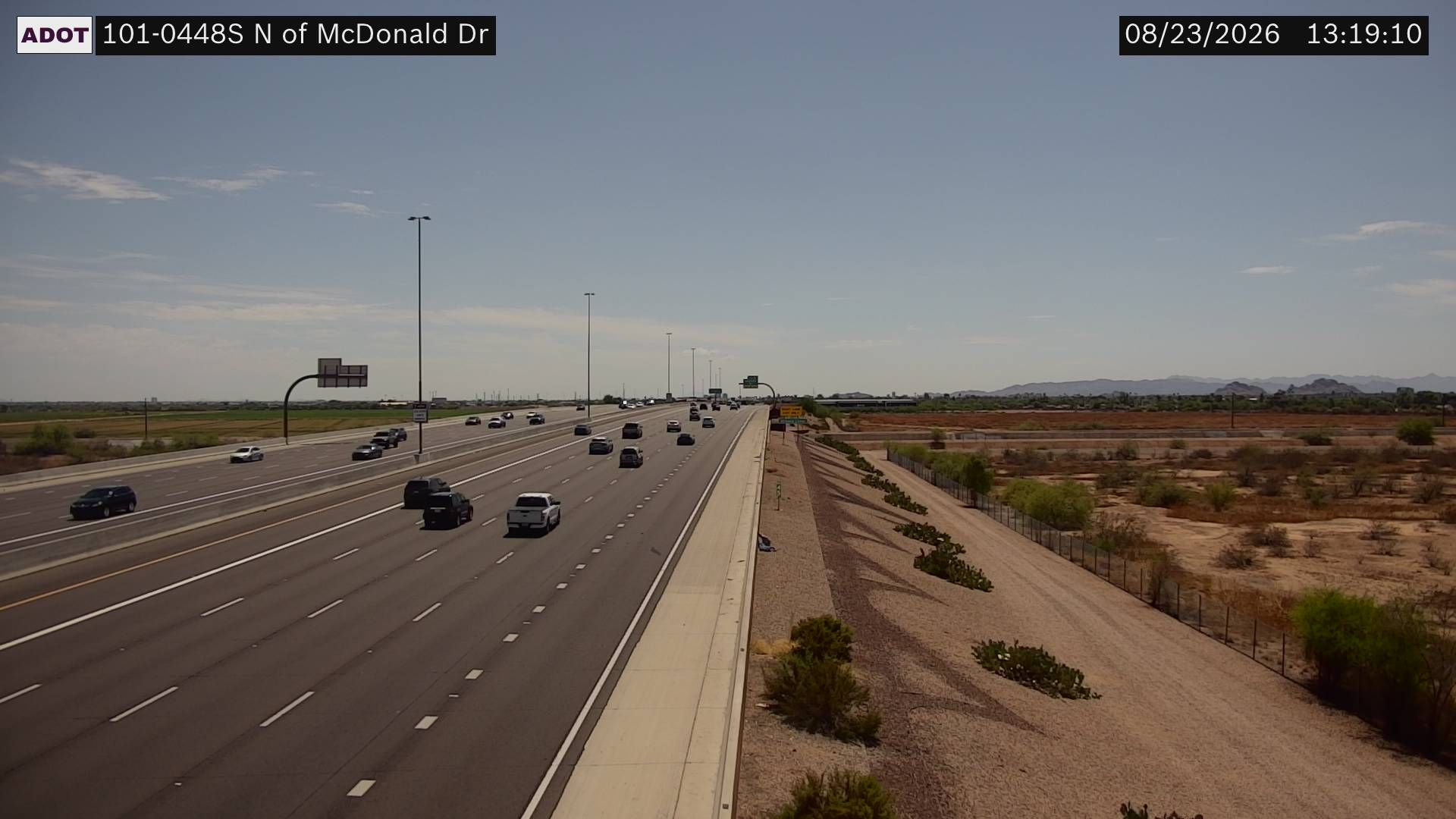 Scottsdale › South: I-101 SB 44.80 @N of McDonald Dr