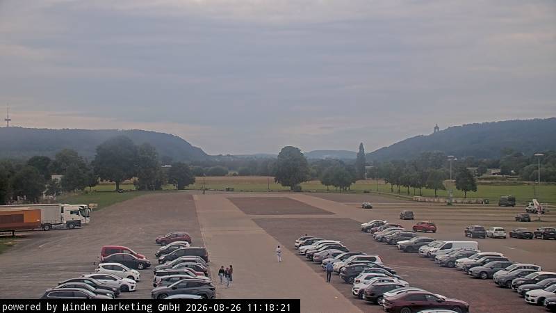 Webcam Minden: Parking Area Kanzlers Weide