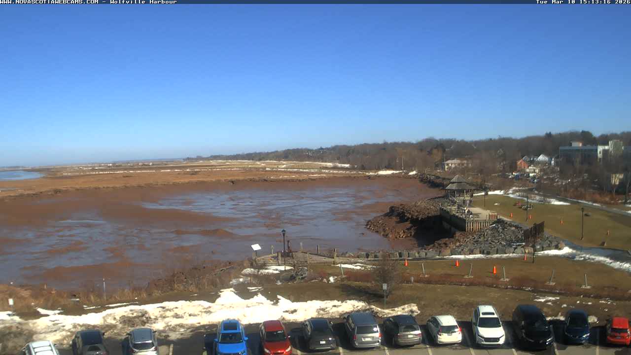 Webcam Wolfville: Wolfville Harbourside 