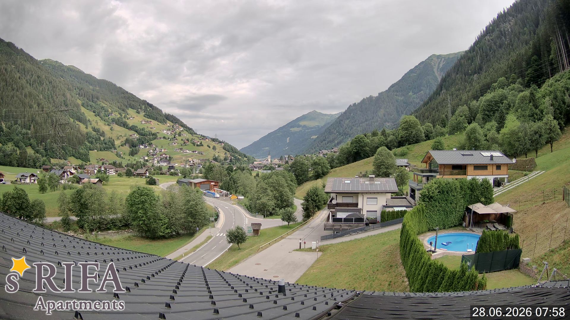 Gemeinde Gaschurn › North-West: Gästehaus RIFA in Gaschurn im Montafon | Ferienwohnung, Appartments, Gästeunterkunft - Gaschurn - Versettla Bahn - Talstation - Bergerstraße - Zamangspitze