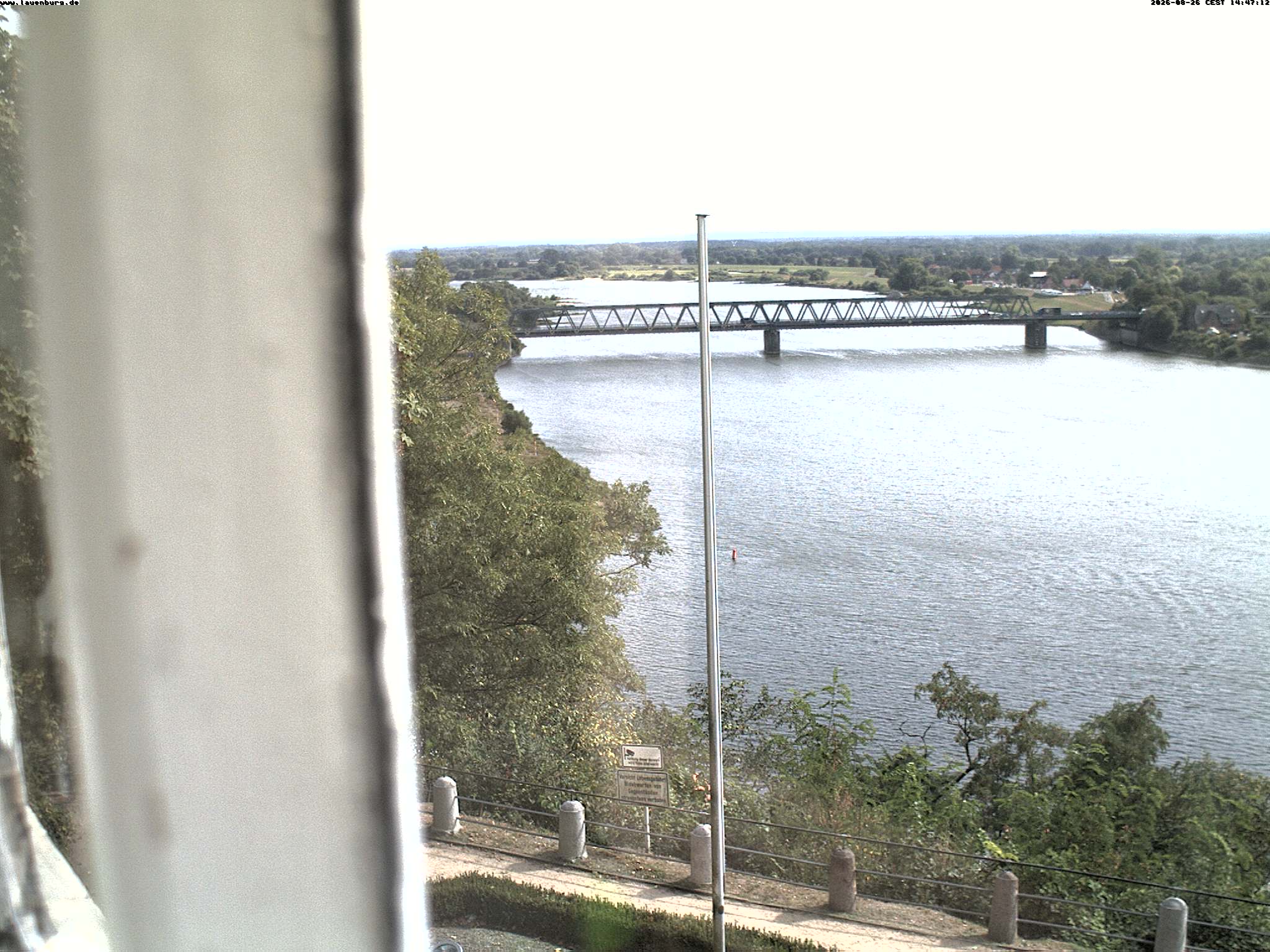 Webcam Lauenburg/Elbe: View of the Elbe