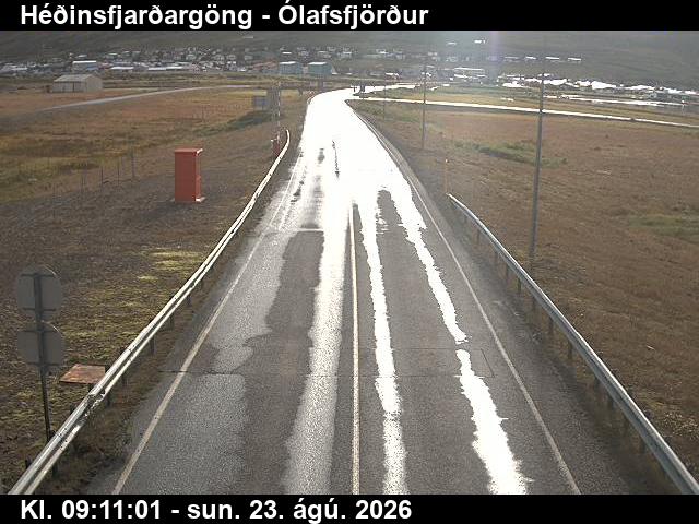Webcam Ólafsfjörður: Route 76 Towards Ólafsfjörður