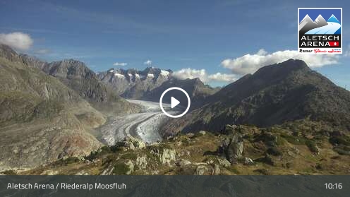 Webcam Riederalp: Moosfluh Bergstation