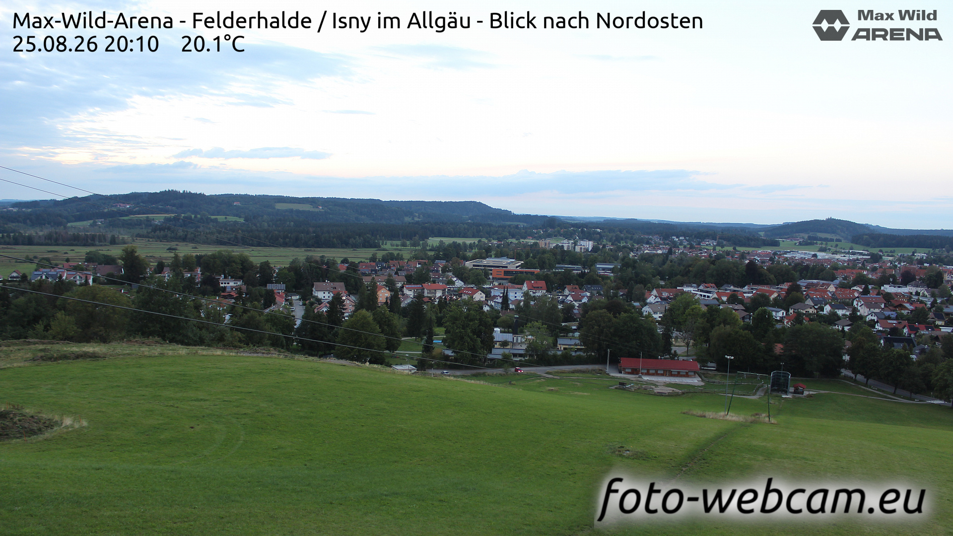 Webcam Isny im Allgäu: HD Panorama Max-Wild-Arena