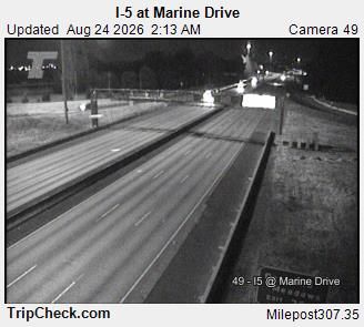 Portland: I-5 at Marine Drive