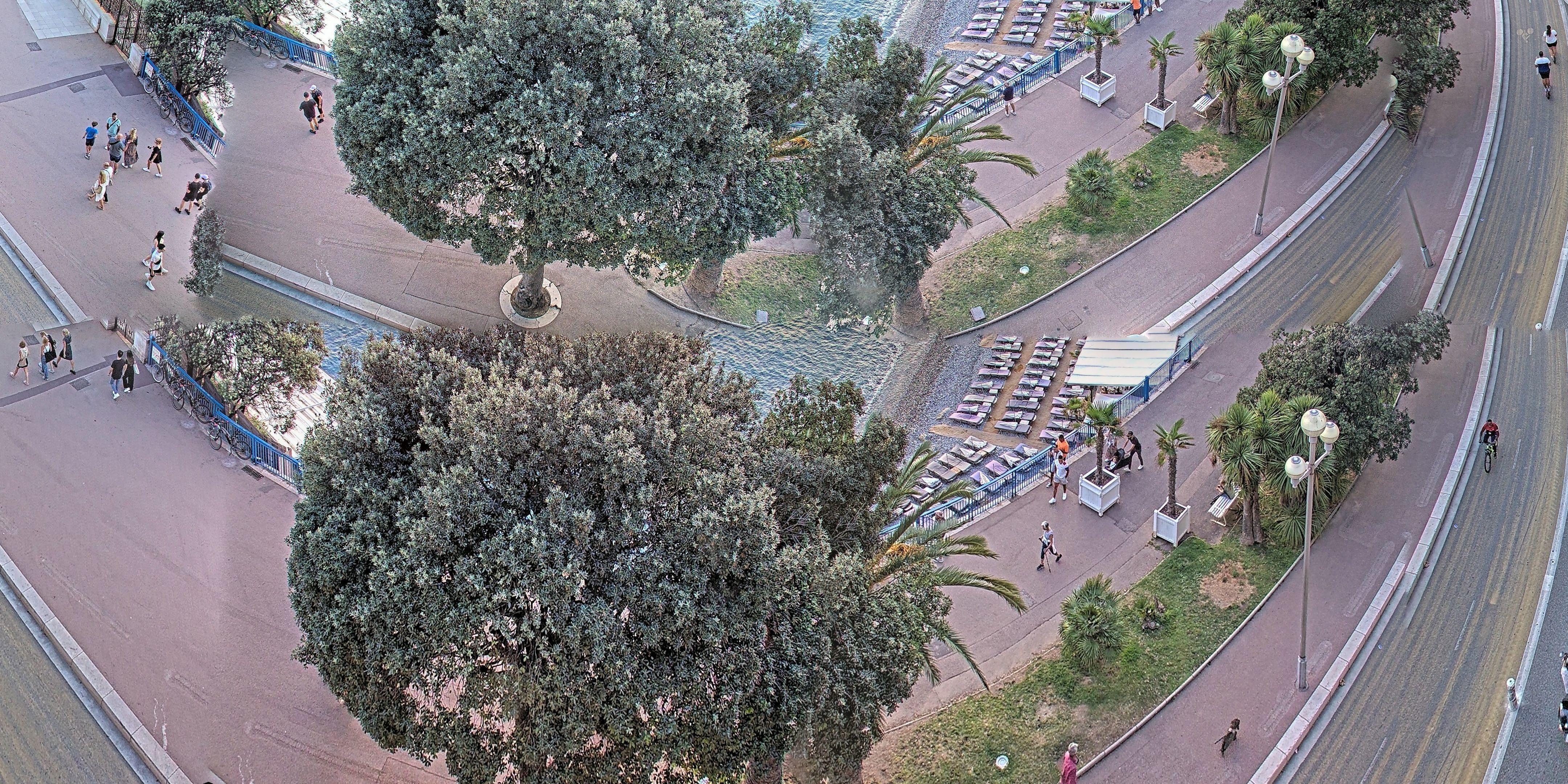 Webcam Nice: HD-Panorama Promenade des Anglais