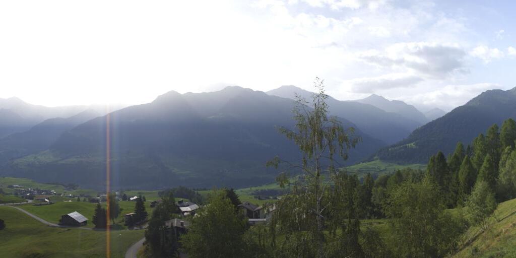 Webcam Lumnezia: roundshot 180° Panorama Lumnezia Gemeinde
