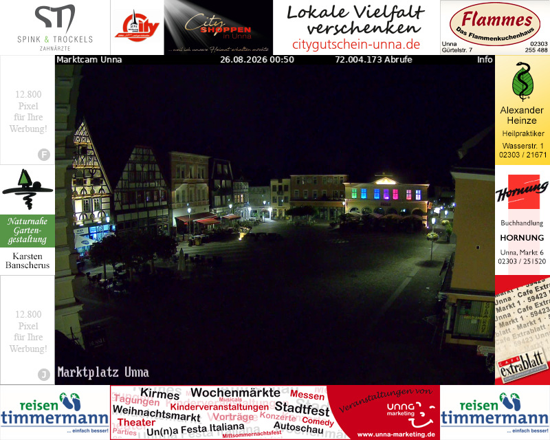 Webcam Unna: Unna Market Square