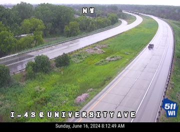 Mount Pleasant: I-43 at University Ave