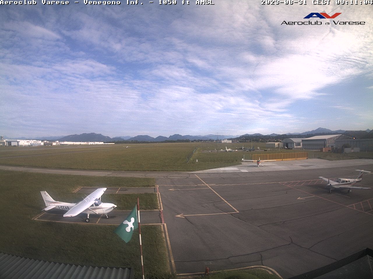 Webcam Venegono Inferiore: Venegono Inferiore Airfield