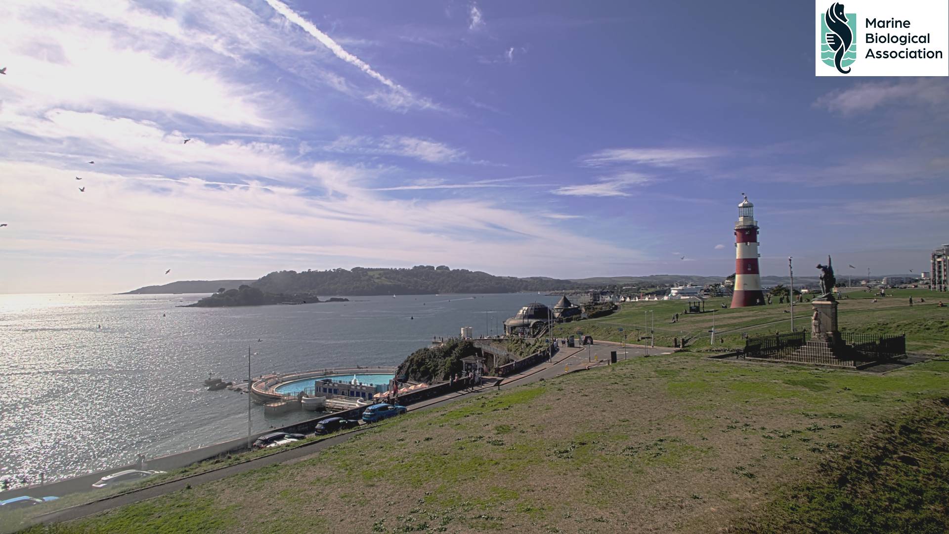 Webcam Plymouth: Hoe and Plymouth Sound
