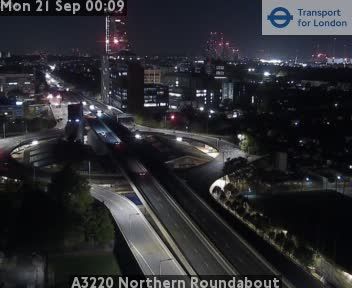 Acton: A3220 Northern Roundabout