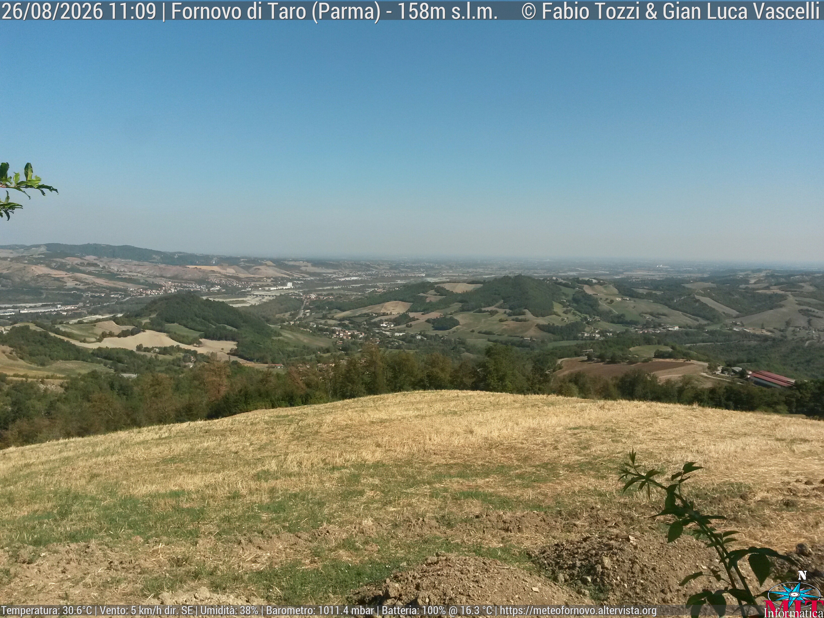 Webcam Fornovo di Taro: Landscape View