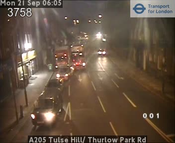 A205 Tulse Hill/ Thurlow Park Rd WEST - Tulse Hill