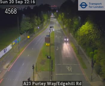 A23 Purley Way/Edgehill Rd South - A23 Purley Way