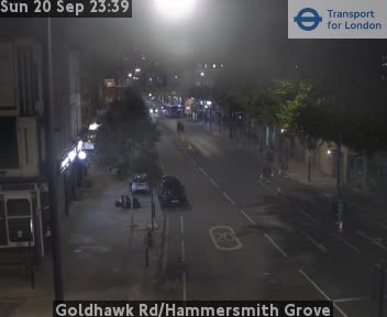 Goldhawk Rd/HSmith Grove Zoom east - tube station