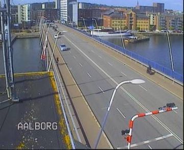 Aalborg: Limfjordsbroen, Richtung Süd