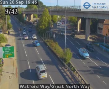 Watford Way/Great North Way SOUTH - A41 Watford Way