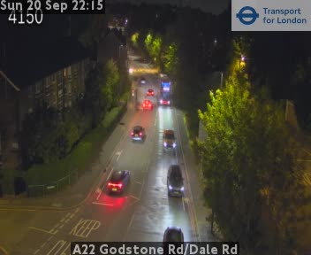 A22 Godstone Rd/Dale Rd North - A22 twds Purley Cross