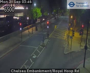 Chelsea Embankment/Royal Hosp Rd Zoom - Albert Bridge