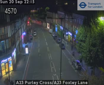 A23 Purley Cross/A23 Foxley Lane WEST-A23 Foxley lane