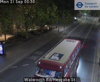 Walworth Rd/Heygate St Walworth Rd - North