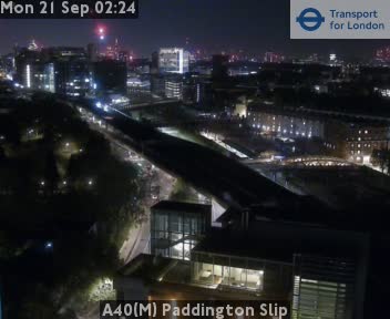 A40(M) Paddington Slip Zoom - Westbourne Terrace Bridge