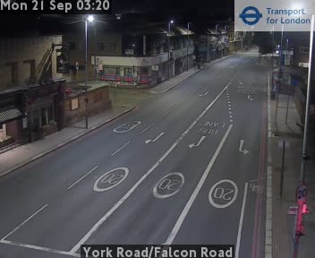 York Road/Falcon Road Zoom - Afghan Road jct