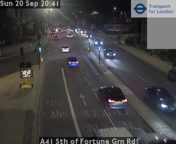 A41 Sth of Fortune Grn Rd NORTH - A41 / Fortune Green Road