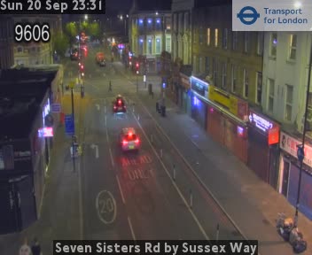 Seven Sisters Rd by Sussex Way Zoom to view the Nags Head Junction