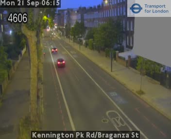 Kennington Pk Rd/Braganza St Kennington Park Rd - Nth