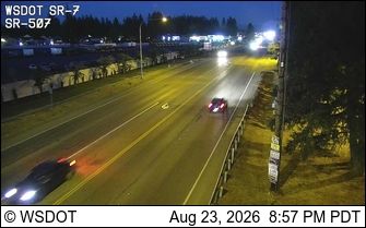 Spanaway: SR 7 at MP 47.38: Roy Wye (SR 507)